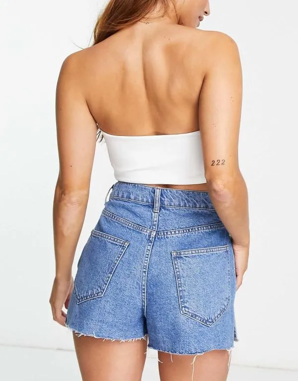 Top tip corset Pull&Bear S | Alb, Normal, Cu umerii goi - Image 3