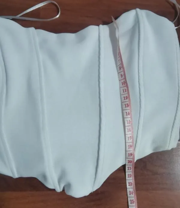 Top tip corset Pull&Bear S | Alb, Normal, Cu umerii goi - Image 8