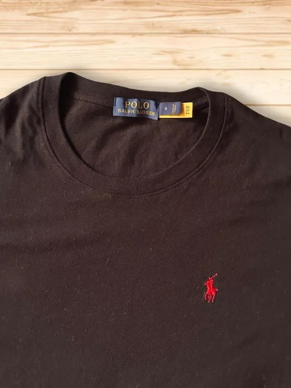 Tricou Polo Ralph Lauren M | Negru, Bumbac - Image 3
