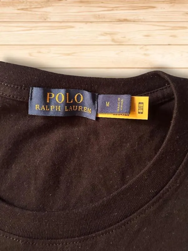 Tricou Polo Ralph Lauren M | Negru, Bumbac - Image 4