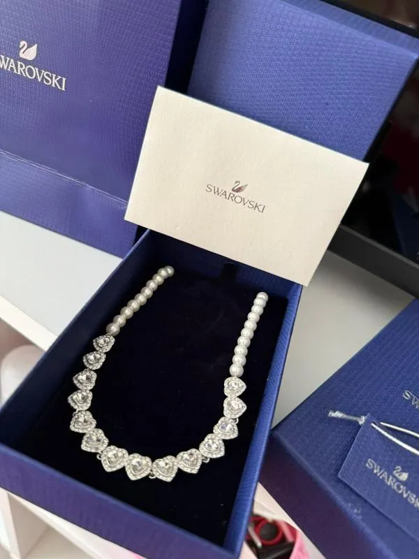 Lănțișor Swarovski | Argintiu, Argint - Image 2