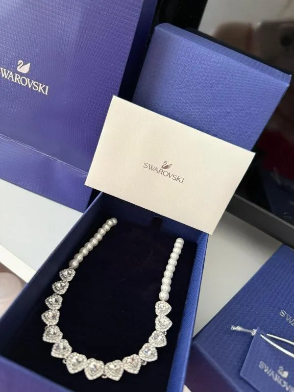 Lănțișor Swarovski | Argintiu, Argint - Image 3