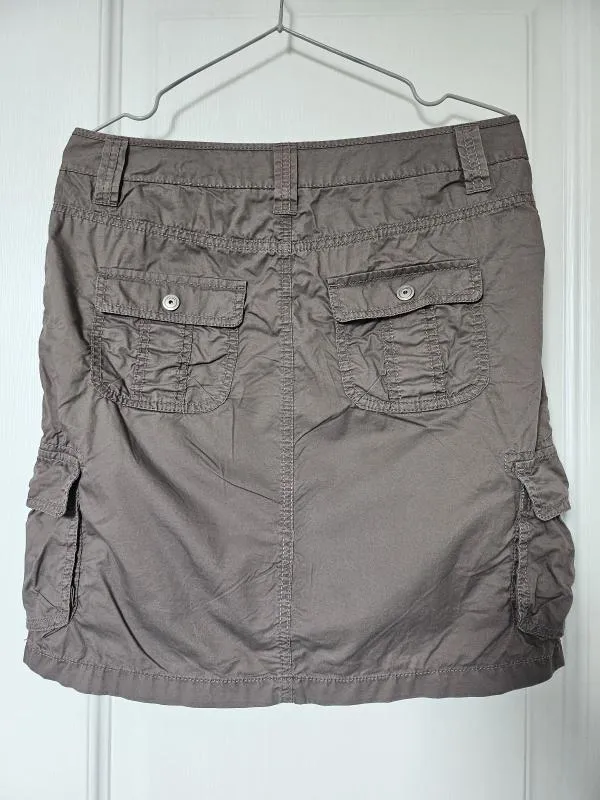 Fustă dreaptă Esprit UK 8 | Gri, Mini, Dreaptă (Straight) fit, Bumbac - Image 3