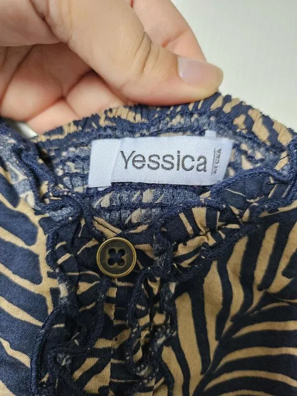 Rochie casual Yessica EU 42 | Multicolor, Mini, Bretele subțiri, Floral & Tropical, Bumbac - Image 4