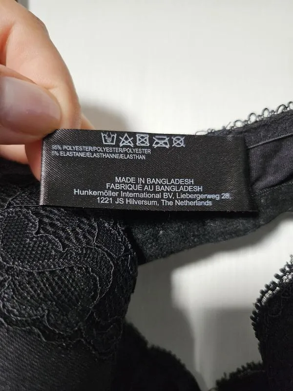Sutien Hunkemöller | Negru, Broderie, Poliester - Image 5