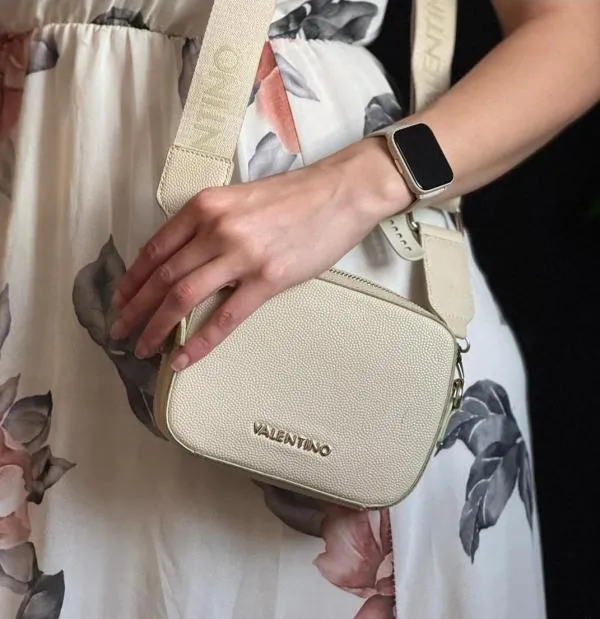 Geantă crossbody Valentino By Mario | Crem - Image 8
