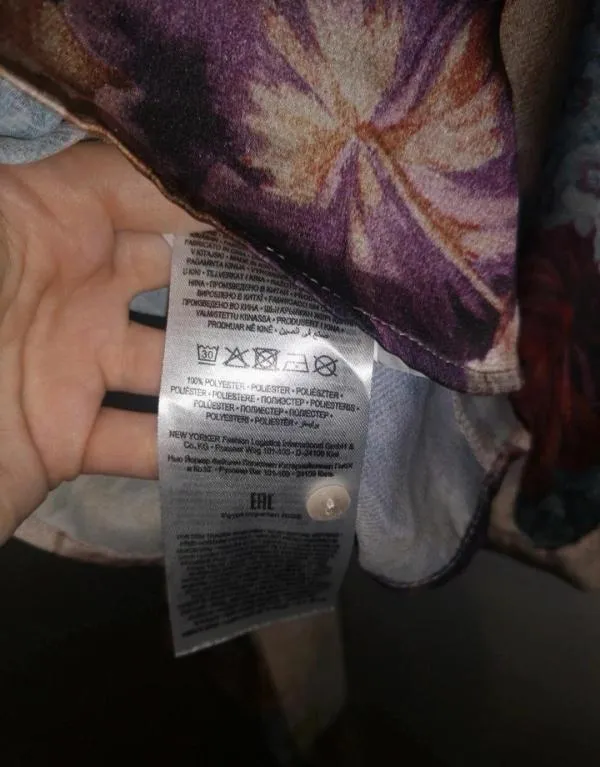 Bluză Amisu XS | Multicolor, Normal, Mânecă lungă - Image 4