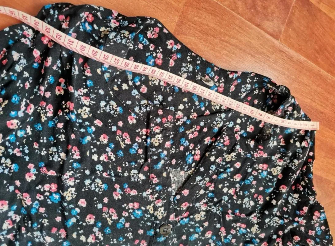 Bluză Takko XS | Multicolor, Normal, Mânecă trei sferturi, Design asimetric - Image 3