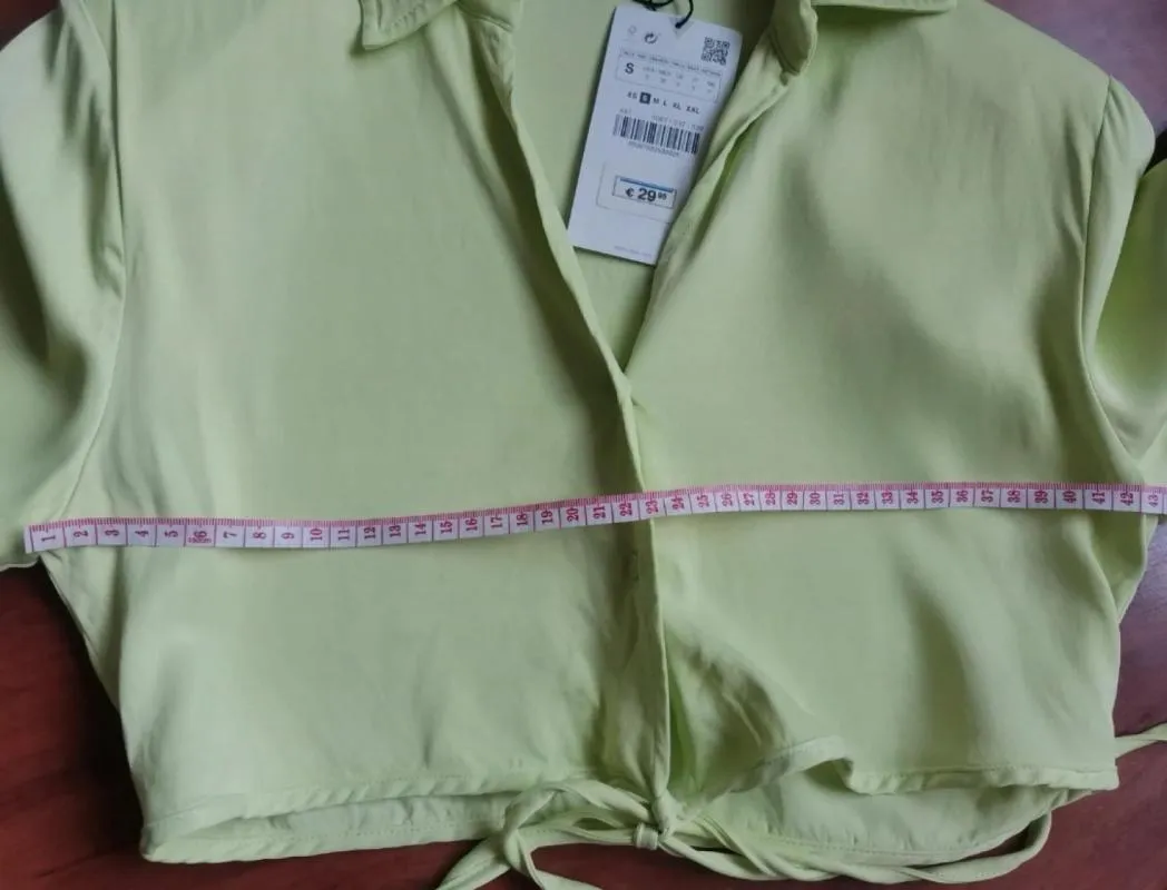 Bluză Zara S | Verde, Normal - Image 8