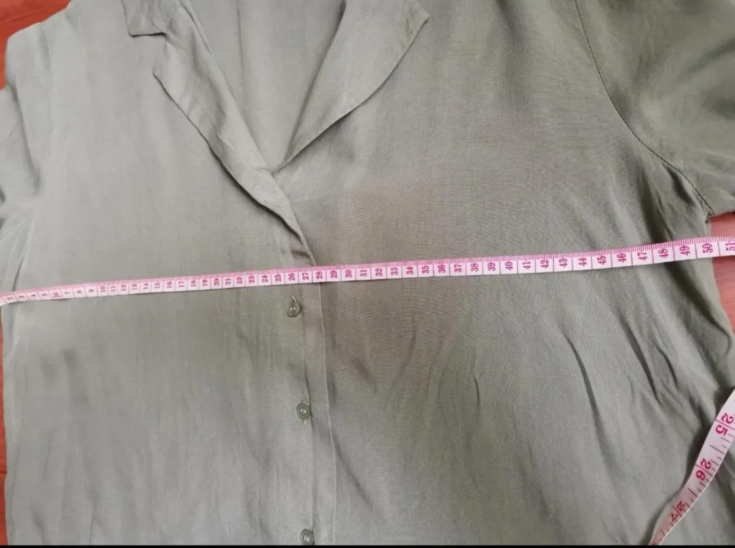 Bluză H&M S | Khaki, Normal, Vâscoză - Image 5