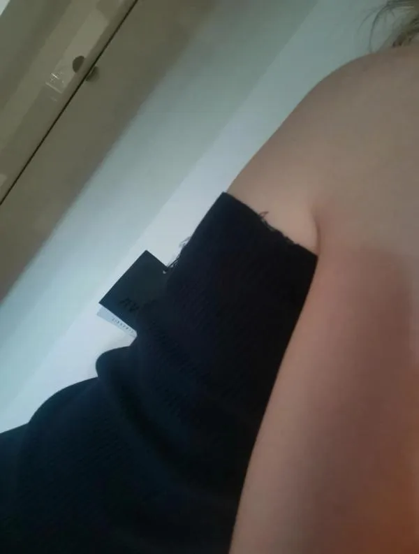 Rochie mulată Zara S | Bleumarin, Mini, Cu umerii goi - Image 7