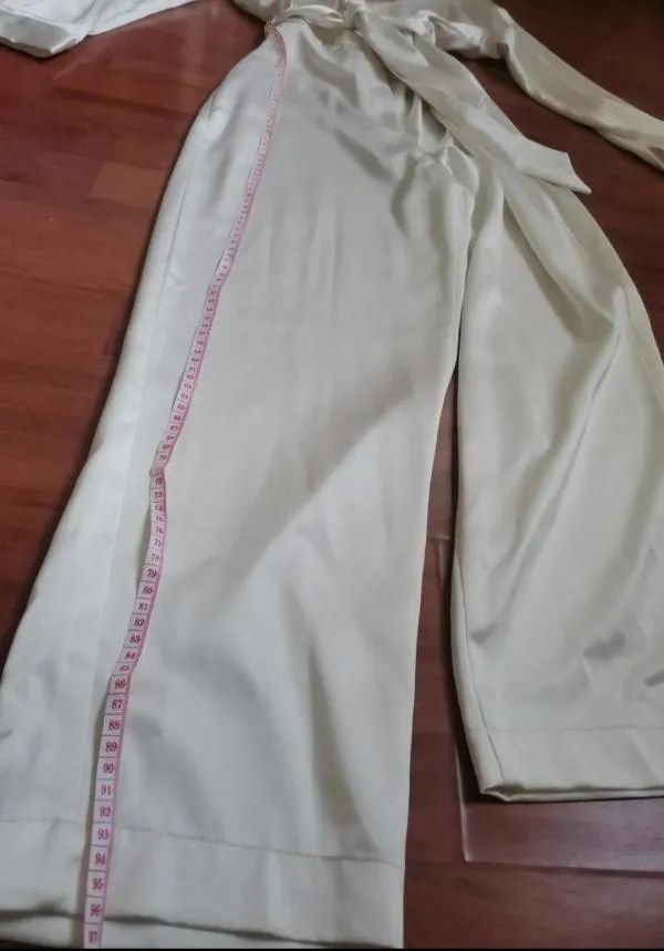 Salopetă Zara XS | Alb, Lungă - Image 12