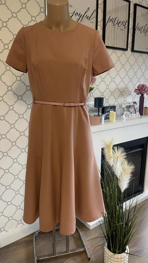 Rochie de seară Dorothy Perkins EU 40 | Roz, Midi, Mânecă scurtă - Image 2
