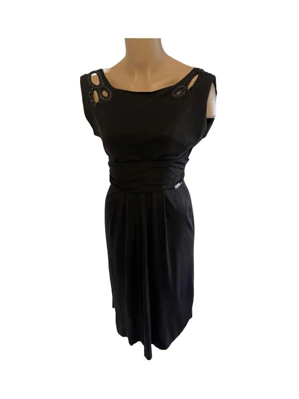 Rochie de vară Miss Sixty EU 38 | Negru, Midi, Vâscoză