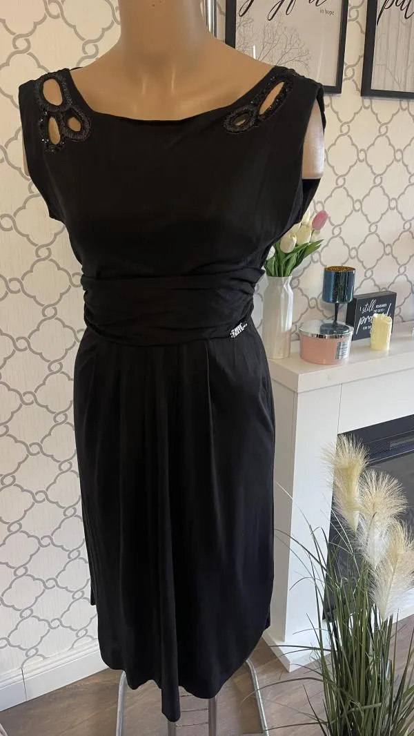 Rochie de vară Miss Sixty EU 38 | Negru, Midi, Vâscoză - Image 2
