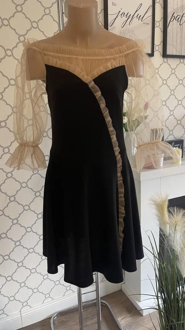 Rochie de seară Chic Diva EU 38 | Negru, Midi