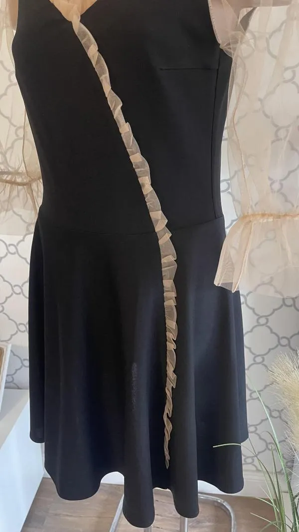 Rochie de seară Chic Diva EU 38 | Negru, Midi - Image 4