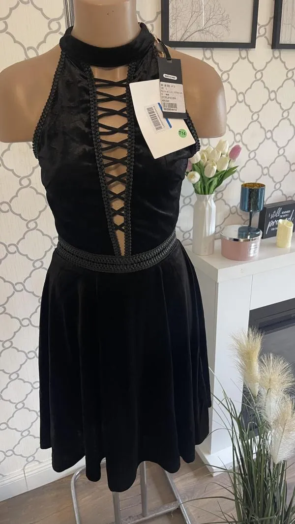 Rochie de ocazie Giorgia & Johns EU 36 | Negru, Midi, Fără mâneci - Image 2