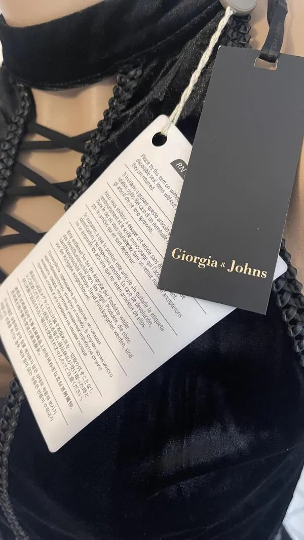 Rochie de ocazie Giorgia & Johns EU 36 | Negru, Midi, Fără mâneci - Image 5