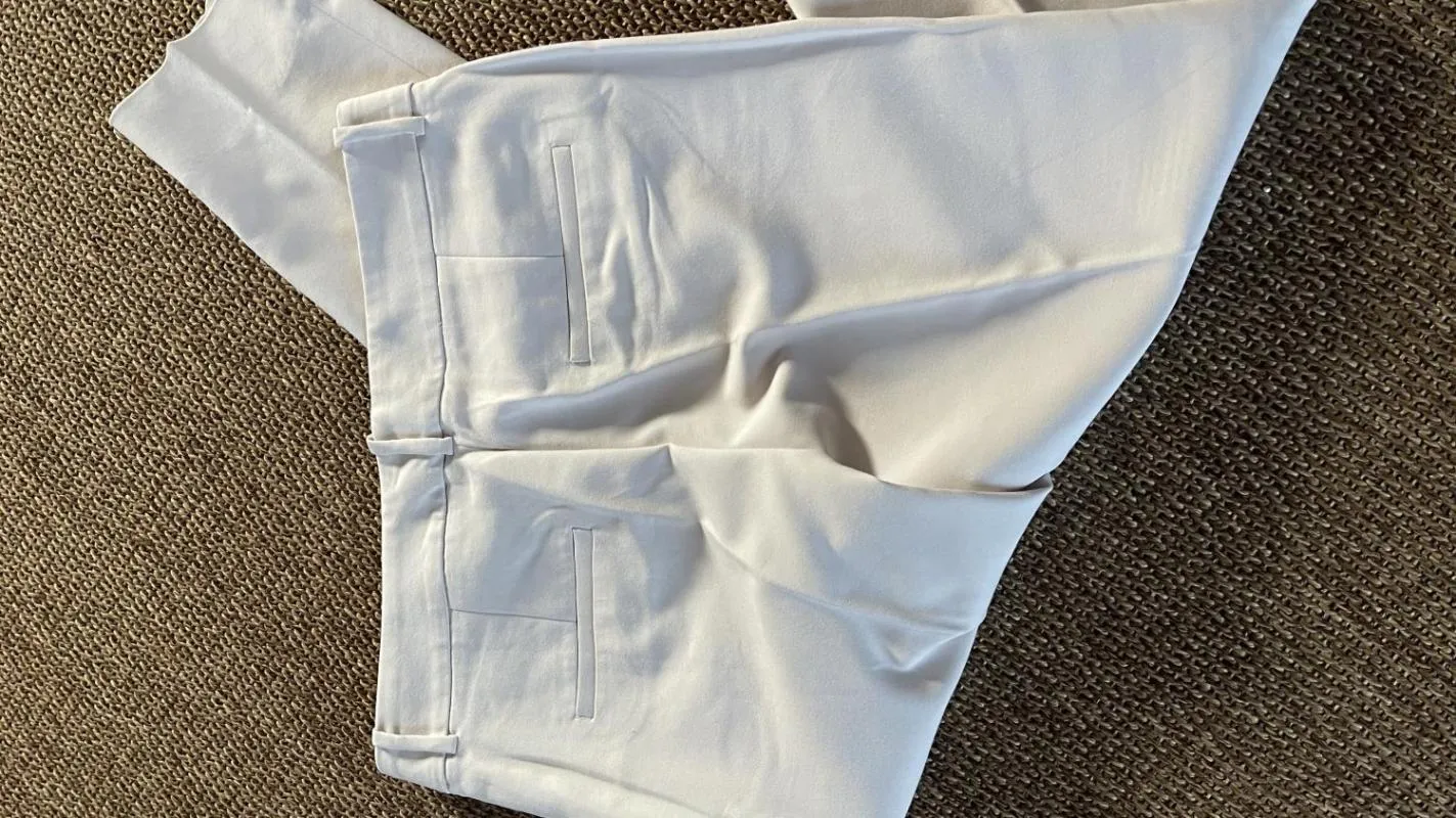 Pantaloni Zara EU 38 | Bej, Lungi, Eleganți  Stofă - Image 6