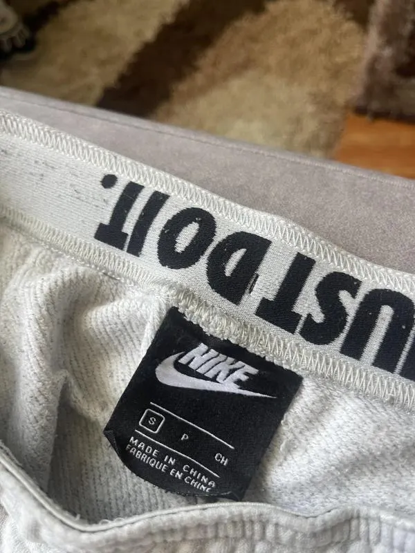 Pantaloni sport Nike EU 36 | Gri, Logo - Image 2
