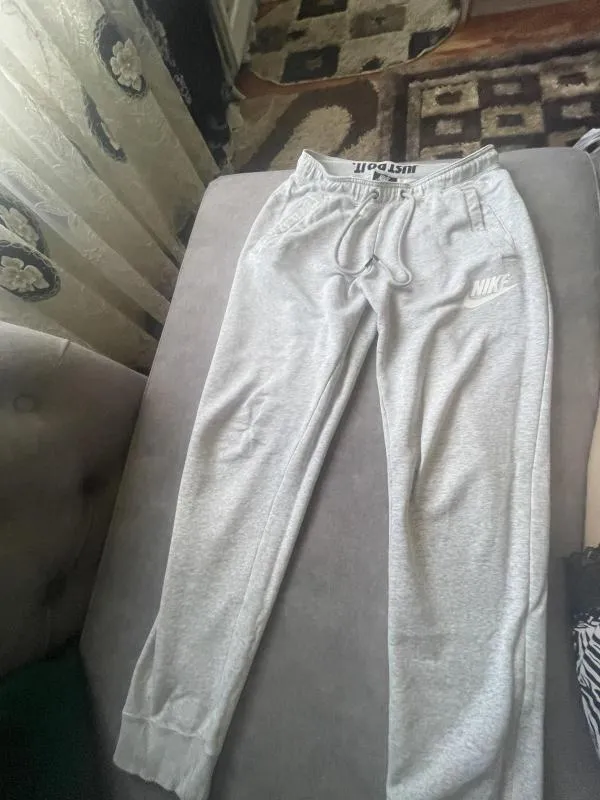 Pantaloni sport Nike EU 36 | Gri, Logo - Image 3