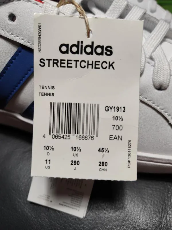 Sneakers adidas EU 45 | Alb, Piele naturală - Image 3