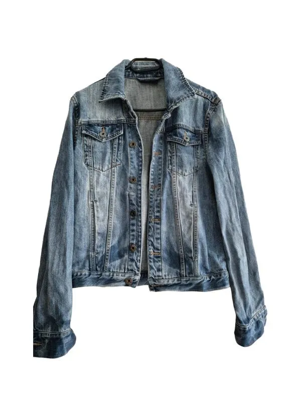Geacă de blugi DKNY EU 40 | Bleumarin, Fără glugă