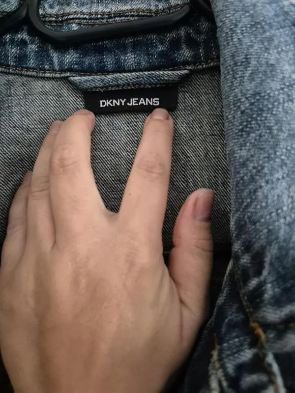 Geacă de blugi DKNY EU 40 | Bleumarin, Fără glugă - Image 3
