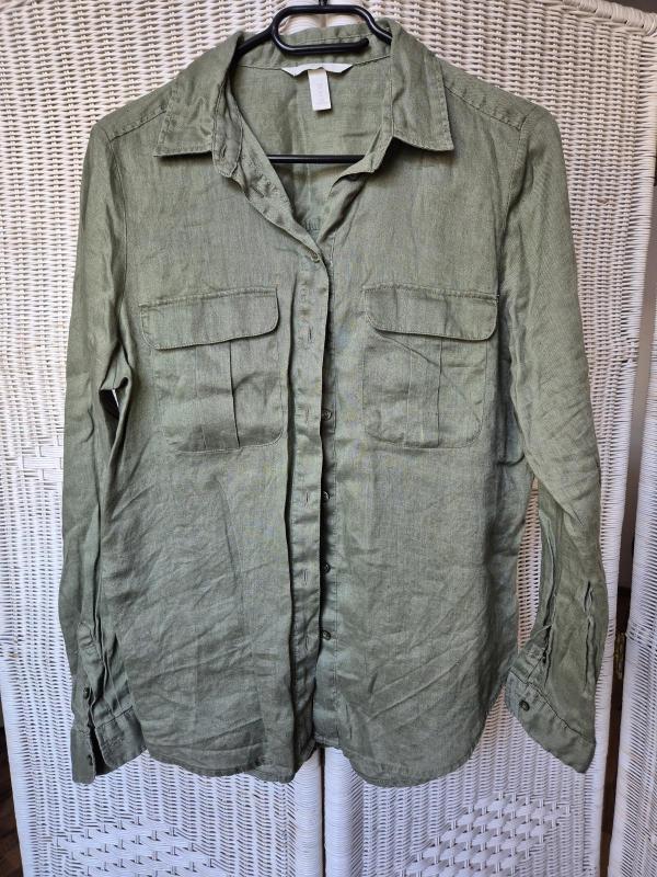 Cămașă H&M EU 36 | Khaki, Normal, In - Image 2
