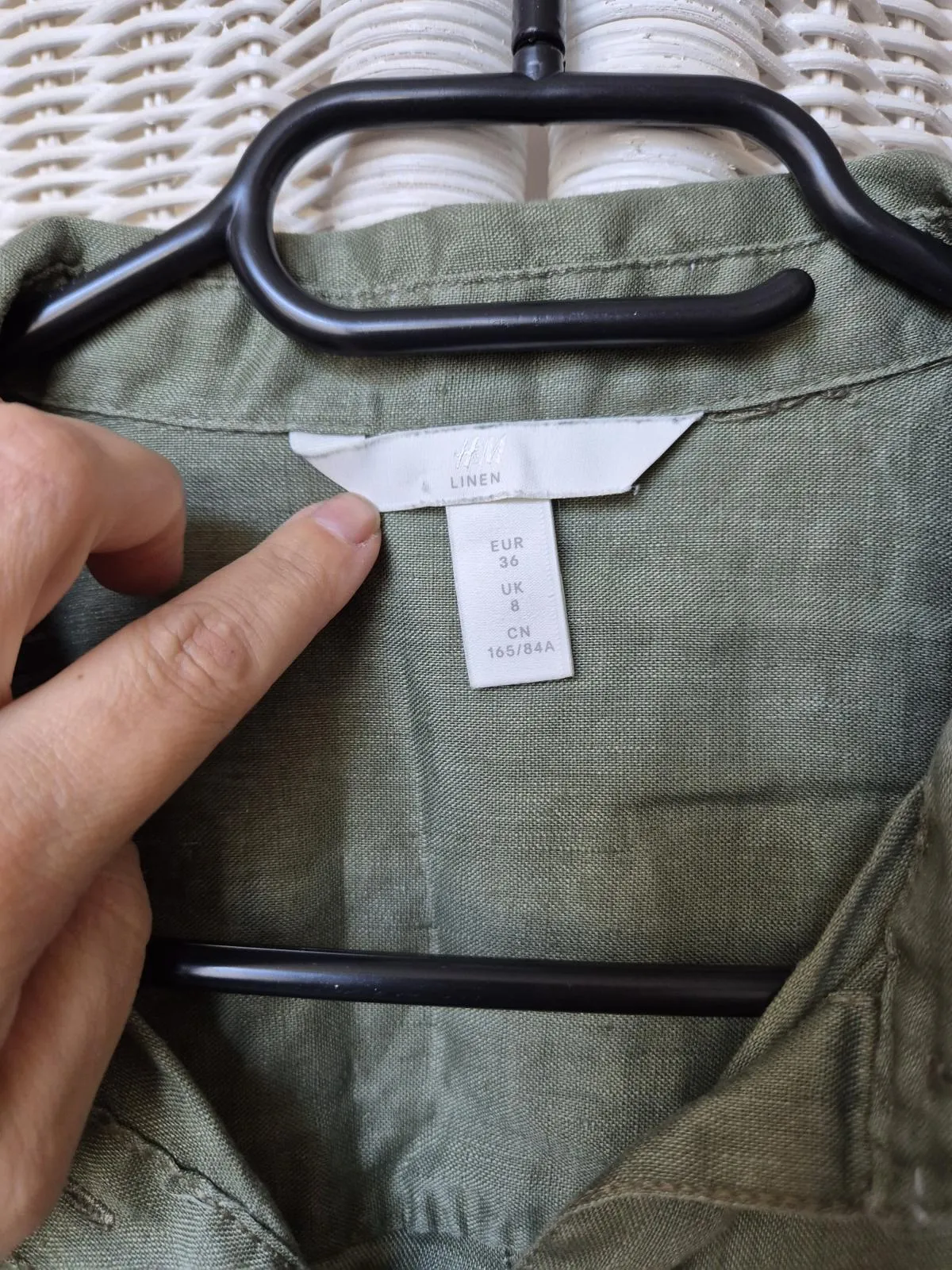 Cămașă H&M EU 36 | Khaki, Normal, In - Image 3