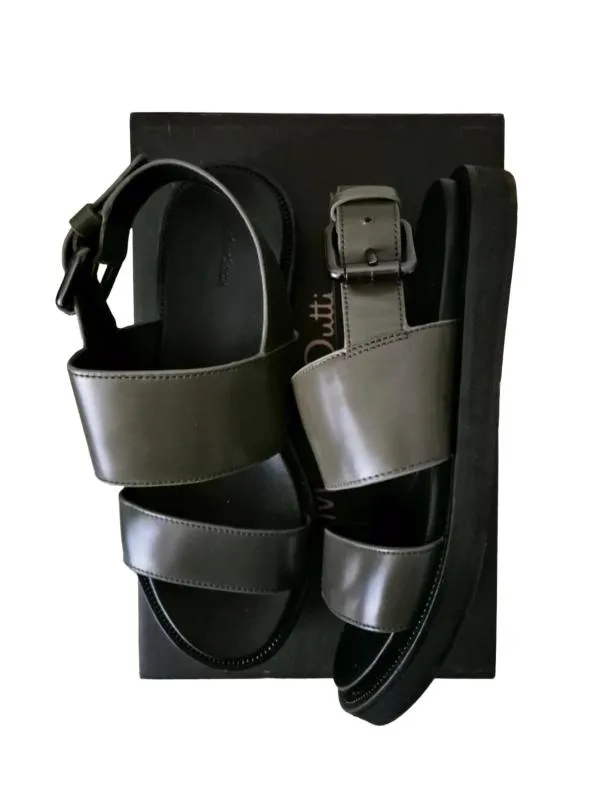Sandale & Other Stories EU 36 | Khaki, Piele lăcuită