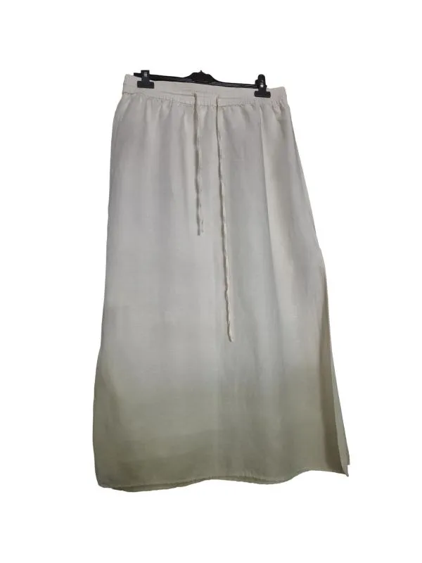 Fustă dreaptă H&M EU 40 | Galben, Maxi, Dreaptă (Straight) fit, Cu decupaje, In