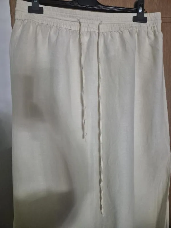 Fustă dreaptă H&M EU 40 | Galben, Maxi, Dreaptă (Straight) fit, Cu decupaje, In - Image 5