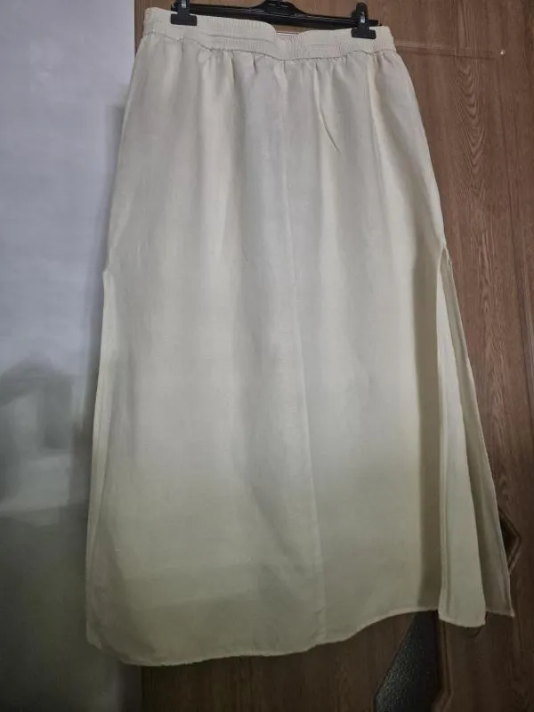Fustă dreaptă H&M EU 40 | Galben, Maxi, Dreaptă (Straight) fit, Cu decupaje, In - Image 6