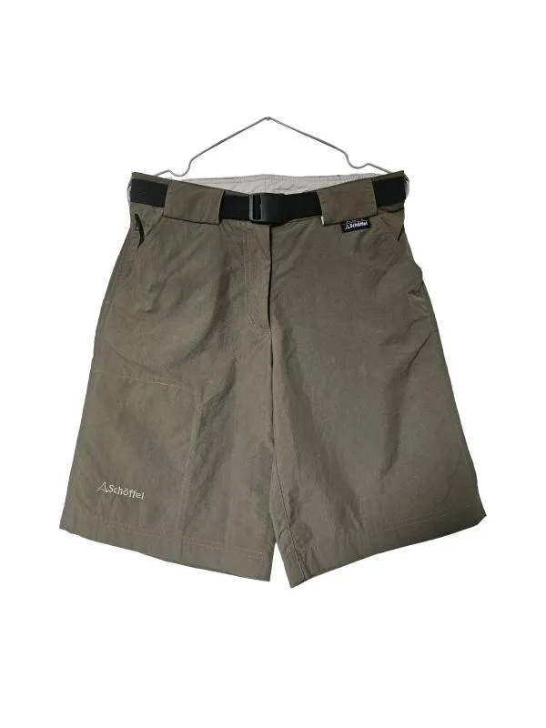 Pantaloni Schöffel EU 38 | Khaki, Scurți, Talie medie, Poliamidă