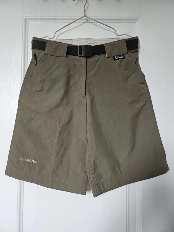 Pantaloni Schöffel EU 38 | Khaki, Scurți, Talie medie, Poliamidă - Image 2