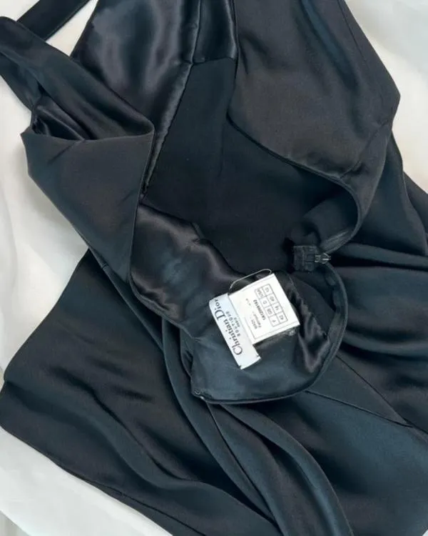 Rochie de seară Christian Dior EU 38 | Negru, Maxi, Mătase - Image 3