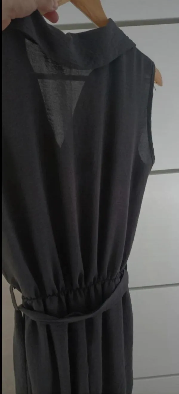 Salopetă EU 38 | Negru, Fără mâneci, Poliester - Image 4