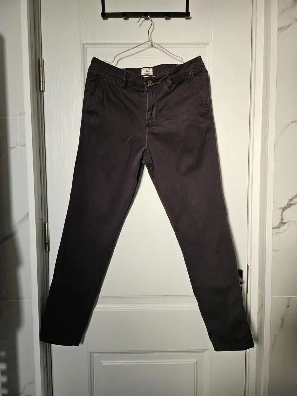 Pantaloni Jack&Jones EU 30 | Negru, Slim fit, Chino, Bumbac - Image 2