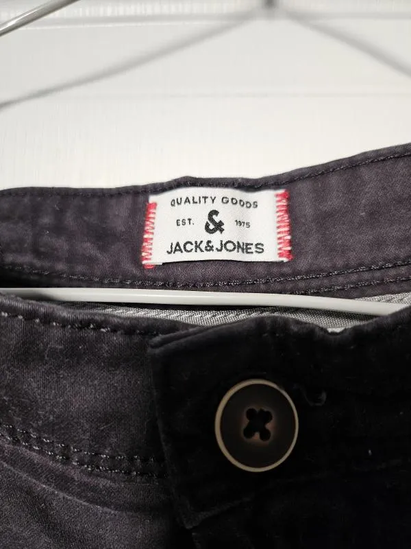 Pantaloni Jack&Jones EU 30 | Negru, Slim fit, Chino, Bumbac - Image 4