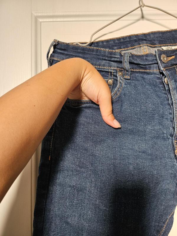 Blugi H&M EU 32 | Albastru, Lungi, Talie joasă, Skinny fit, Bumbac - Image 6