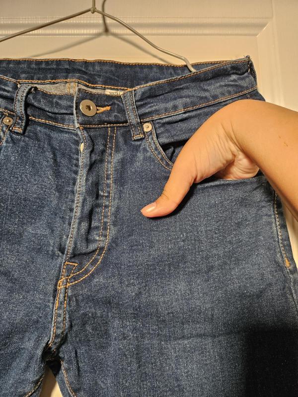Blugi H&M EU 32 | Albastru, Lungi, Talie joasă, Skinny fit, Bumbac - Image 7