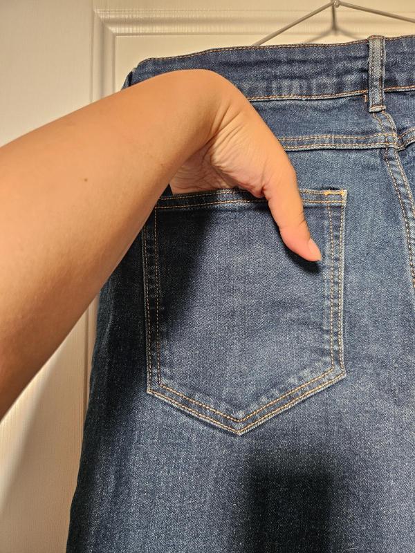 Blugi H&M EU 32 | Albastru, Lungi, Talie joasă, Skinny fit, Bumbac - Image 8