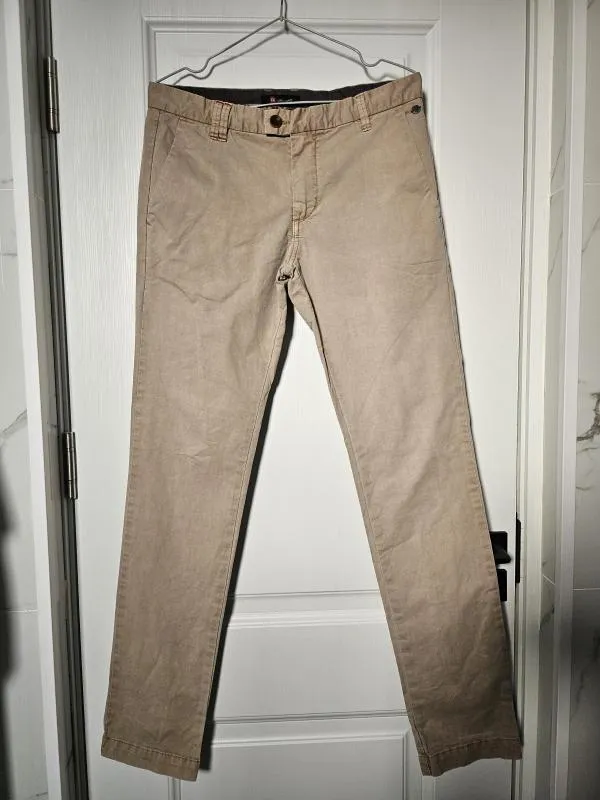 Pantaloni Club of Gents EU 46 | Bej, Slim fit, Chino, Bumbac - Image 2