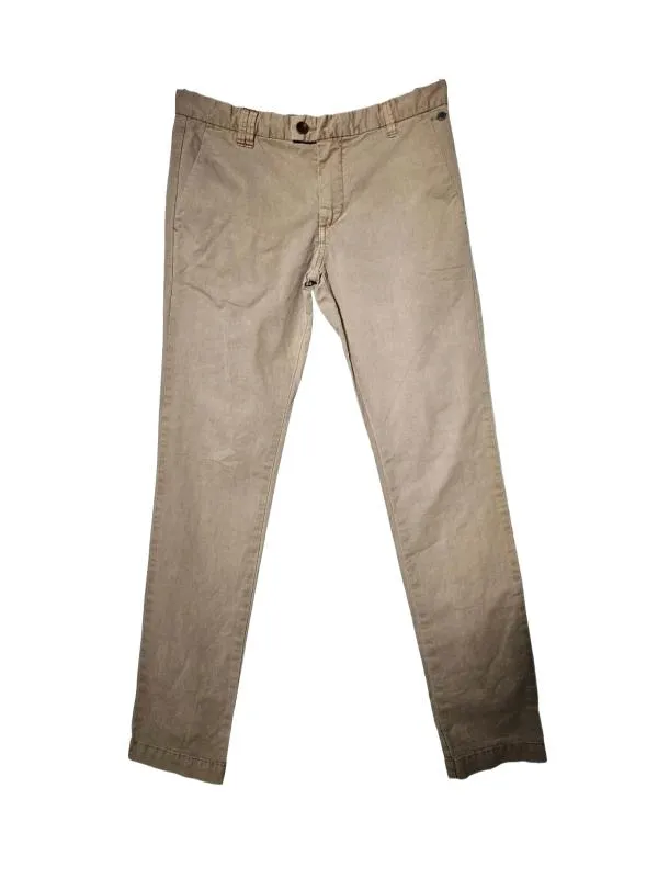 Pantaloni Club of Gents EU 46 | Bej, Slim fit, Chino, Bumbac