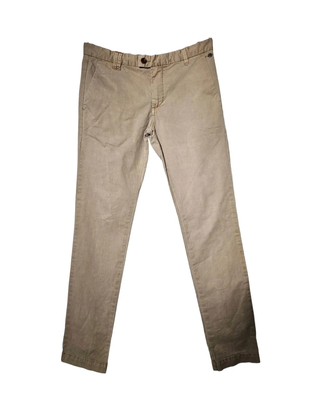 Pantaloni Club of Gents EU 46 | Bej, Slim fit, Chino, Bumbac
