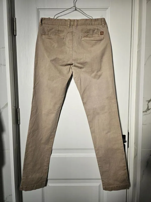 Pantaloni Club of Gents EU 46 | Bej, Slim fit, Chino, Bumbac - Image 3