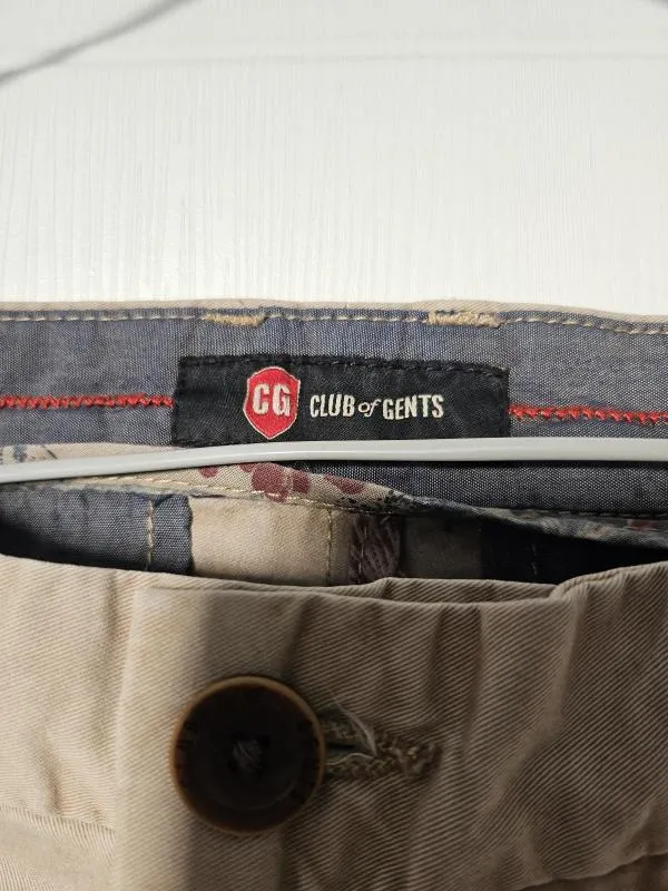 Pantaloni Club of Gents EU 46 | Bej, Slim fit, Chino, Bumbac - Image 4