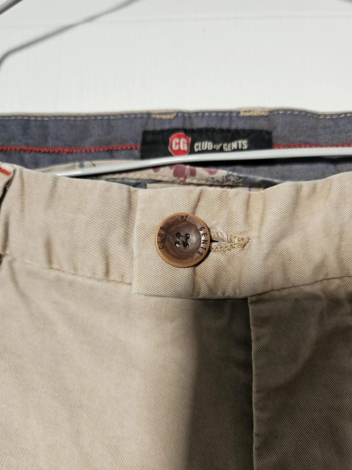 Pantaloni Club of Gents EU 46 | Bej, Slim fit, Chino, Bumbac - Image 5